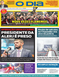 Capa do jornal O Dia 04/12/2025
