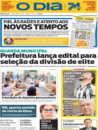 Capa do jornal O Dia 05/06/2025