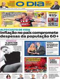 Capa do jornal O Dia 07/12/2025