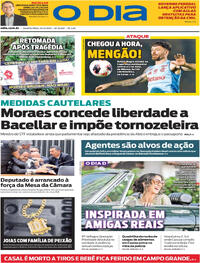 Capa do jornal O Dia 10/12/2025