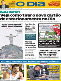 Capa do jornal O Dia 11/11/2025