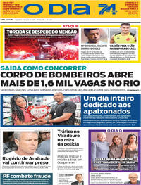 Capa do jornal O Dia 12/06/2025