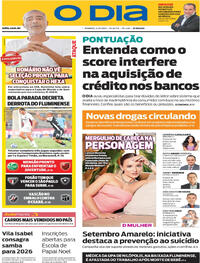 Capa do jornal O Dia 14/09/2025