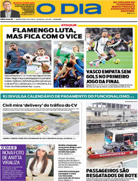 Capa do jornal O Dia 18/12/2025