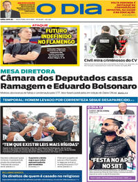Capa do jornal O Dia 19/12/2025