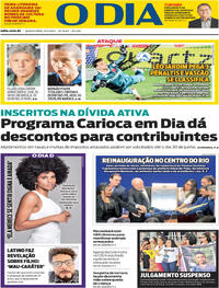 Capa do jornal O Dia 21/05/2025