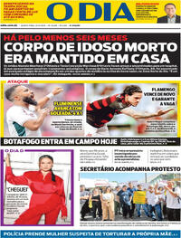Capa do jornal O Dia 22/05/2025