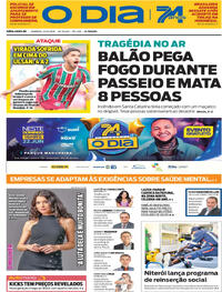 Capa do jornal O Dia 22/06/2025