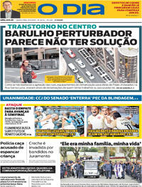 Capa do jornal O Dia 25/09/2025