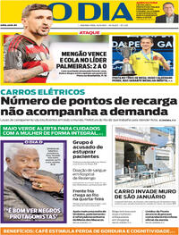 Capa do jornal O Dia 26/05/2025