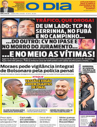 Capa do jornal O Dia 27/08/2025
