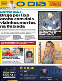 Capa Jornal O Dia