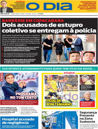 Capa do jornal O Dia 04/03/2026