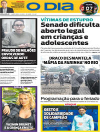 Capa Jornal O Dia