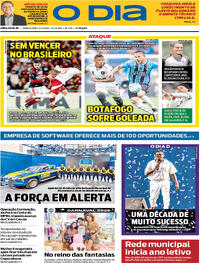 Capa do jornal O Dia 05/02/2026