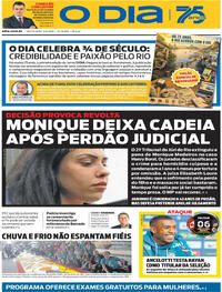 Capa do jornal O Dia 05/06/2026