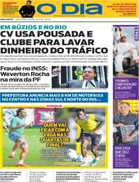 Capa Jornal O Dia