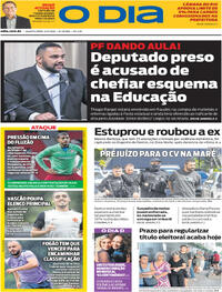 Capa do jornal O Dia 06/05/2026