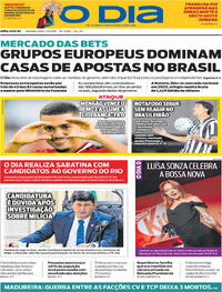 Capa Jornal O Dia
