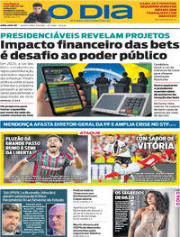 Capa Jornal O Dia