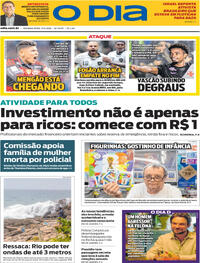 Capa do jornal O Dia 11/05/2026