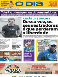 Capa Jornal O Dia