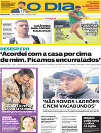 Capa do jornal O Dia 15/09/2026