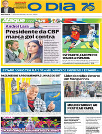 Capa Jornal O Dia