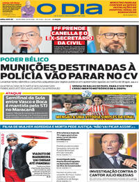 Capa Jornal O Dia
