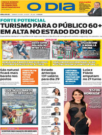 Capa do jornal O Dia 17/05/2026