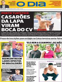 Capa do jornal O Dia 18/03/2026