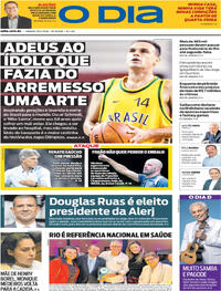 Capa do jornal O Dia 18/04/2026