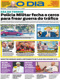 Capa Jornal O Dia