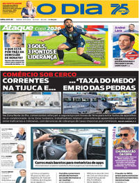 Capa Jornal O Dia