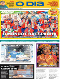 Capa O Dia 20/07/2026