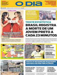 Capa Jornal O Dia