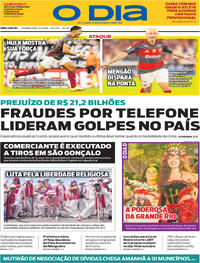 Capa Jornal O Dia