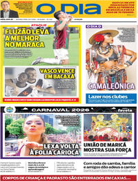 Capa do jornal O Dia 26/01/2026