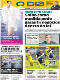 Capa Jornal O Dia