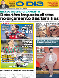 Capa do jornal O Dia 27/04/2026