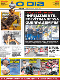 Capa do jornal O Dia 27/07/2026