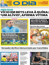 Capa Jornal O Dia