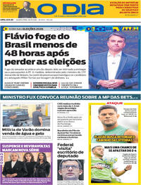 Capa Jornal O Dia