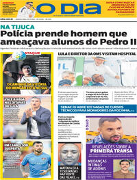 Capa Jornal O Dia
