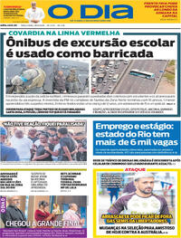 Capa Jornal O Dia