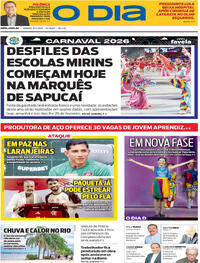 Capa do jornal O Dia 31/01/2026