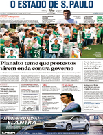 Capa do jornal Estadão 04/12/2016
