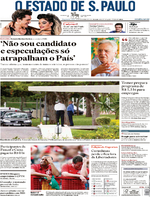 Capa do jornal Estadão 12/12/2016