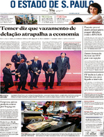 Capa do jornal Estadão 13/12/2016