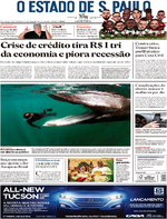 Capa do jornal Estadão 18/12/2016